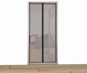 Moskitiera drzwiowa 100 x 220 cm lamele z magnesem 