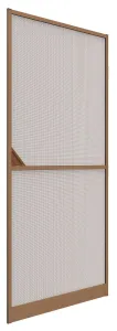 Moskitiera drzwiowa ALU100x215 naturalne drewno