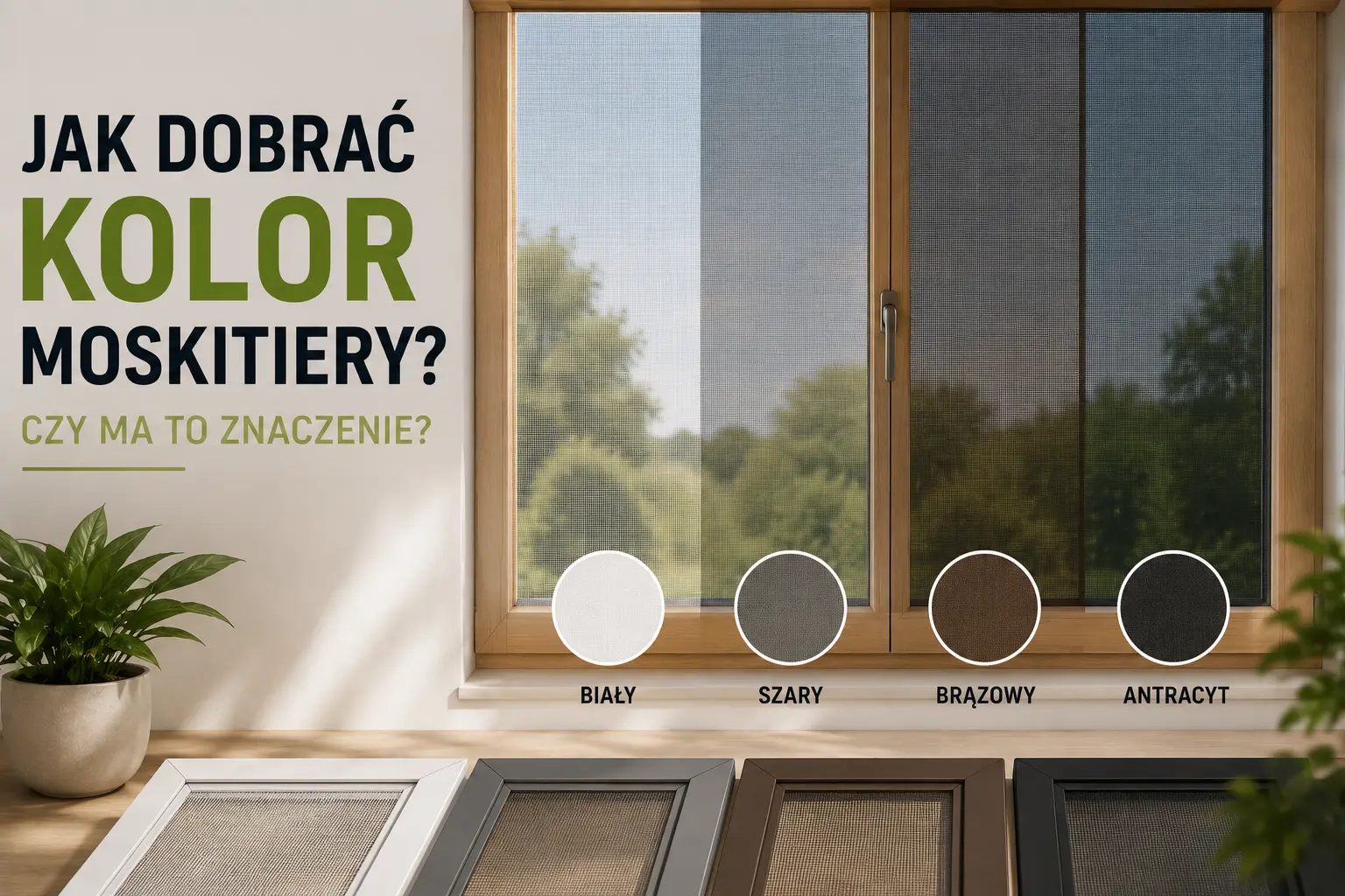 Jak dobrać kolor moskitiery? Czy ma to znaczenie?